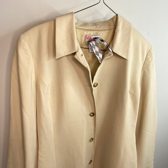 Ann Taylor LOFT vintage style long blazer jacket - Picture 3 of 9